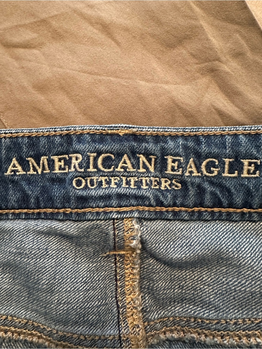 American Eagle Outfitters Distressed Denim Shorts - Blue - Picture 5 of 6